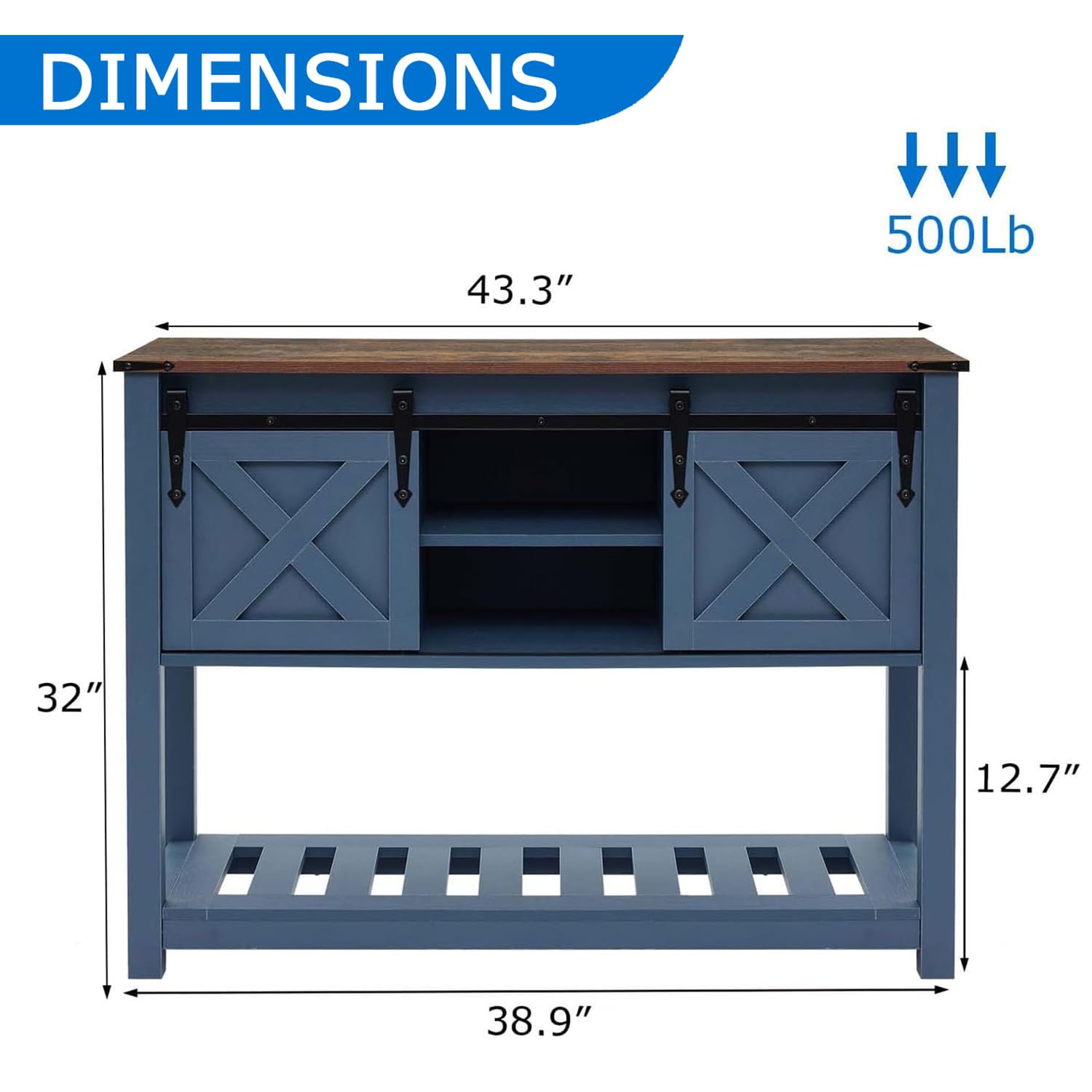 Seekverse Entryway Table with Storage