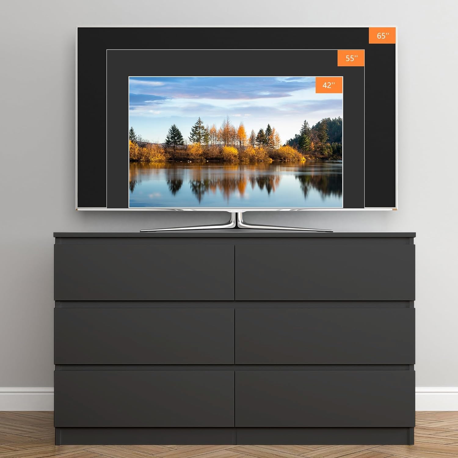 Spaco Drawer Dresser for Bedroom