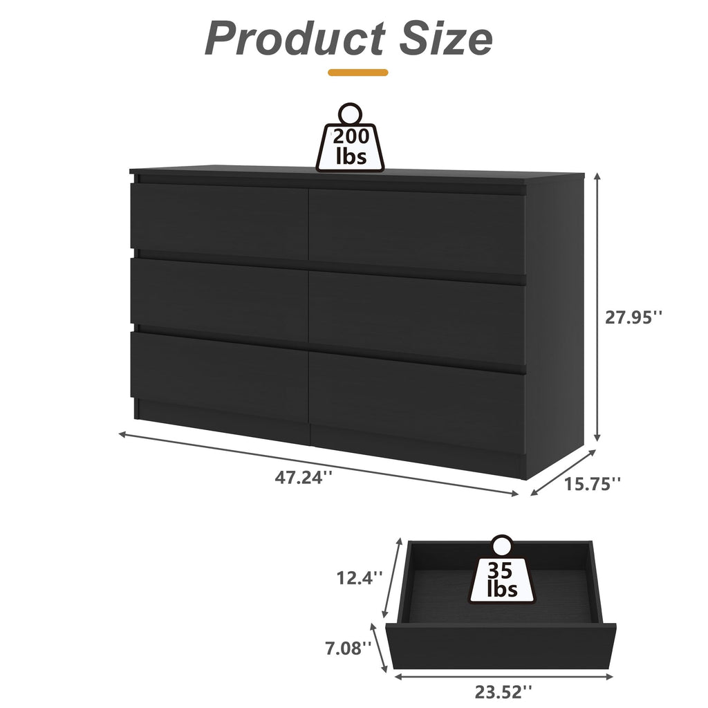 Spaco Drawer Dresser for Bedroom