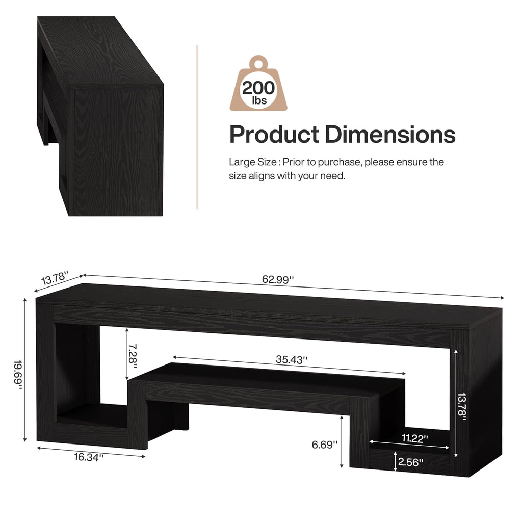 Tribesigns 63-Inch TV Stand