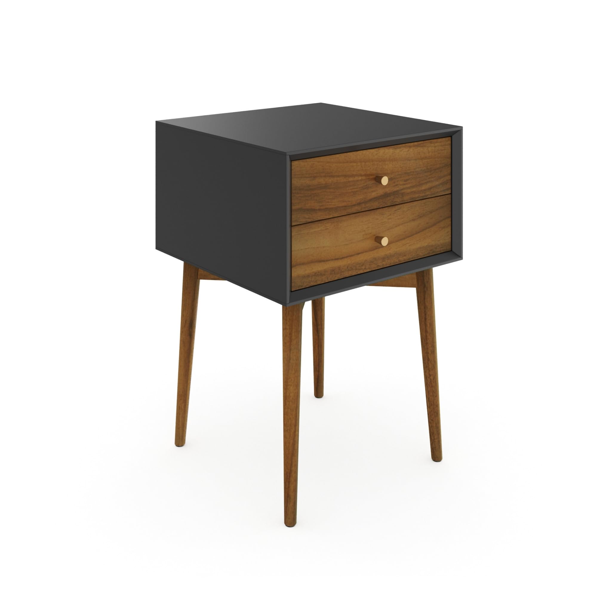 Modern Nightstand Side Accent or End Table with Storage Drawer