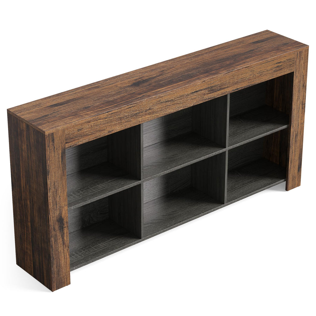 Modern TV Stand with Storage Shelves for TVs Up to 65 Inches