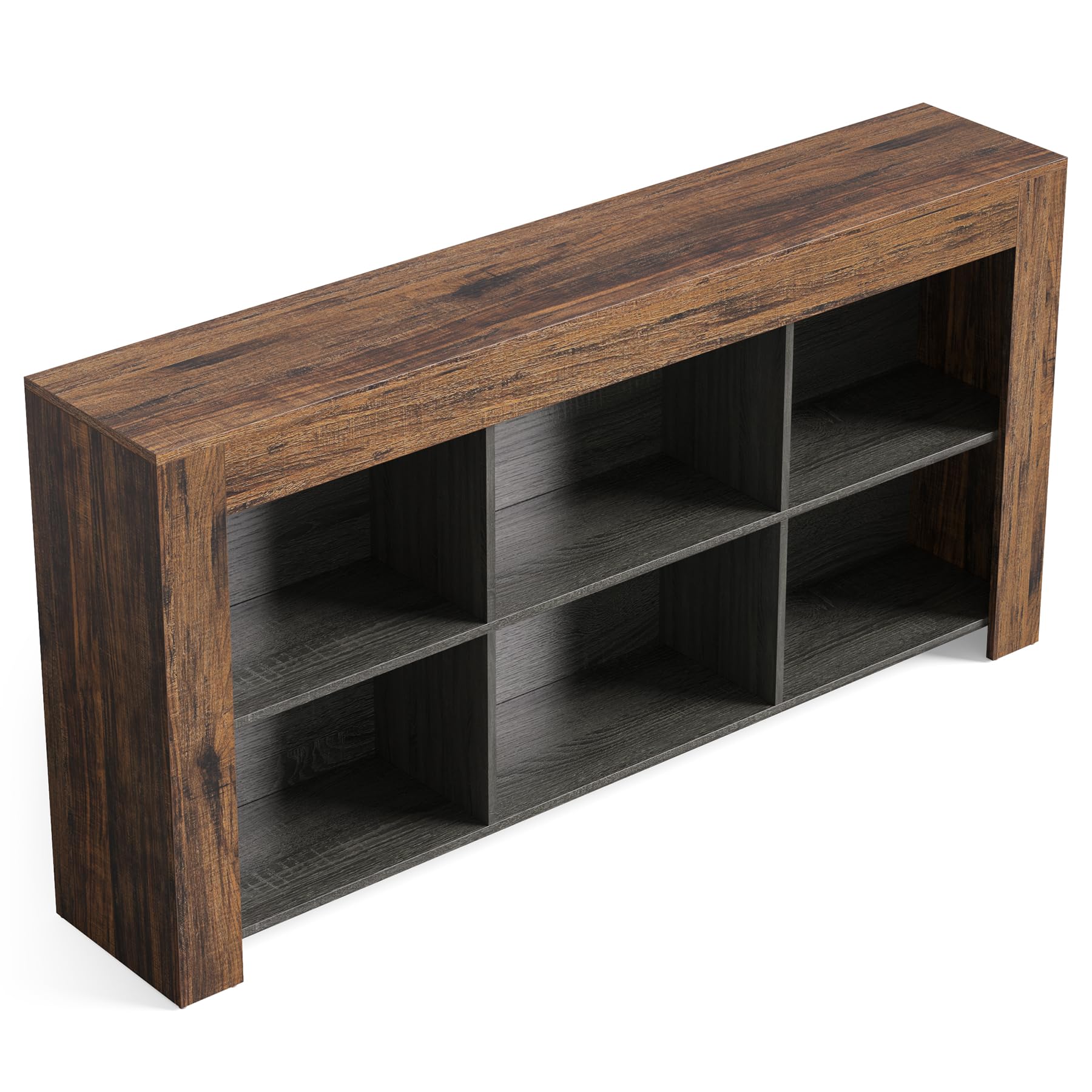Modern TV Stand with Storage Shelves for TVs Up to 65 Inches