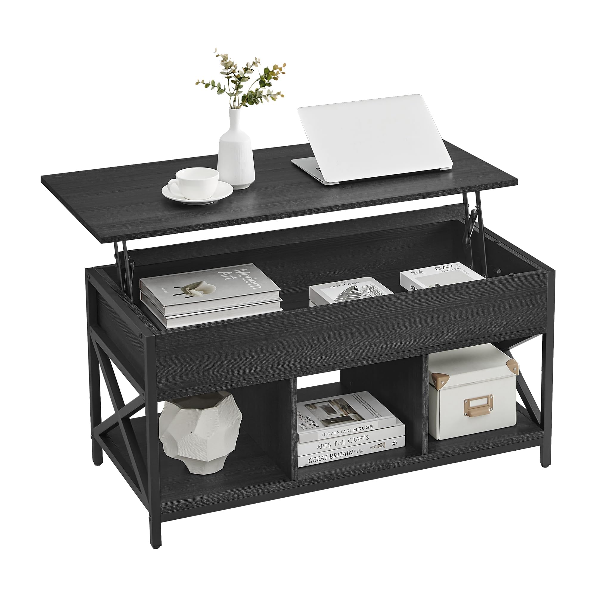 VASAGLE Coffee Table Lift Top