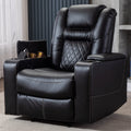 Set of 2 Power Recliner Chairs with USB Ports and Cup Holders