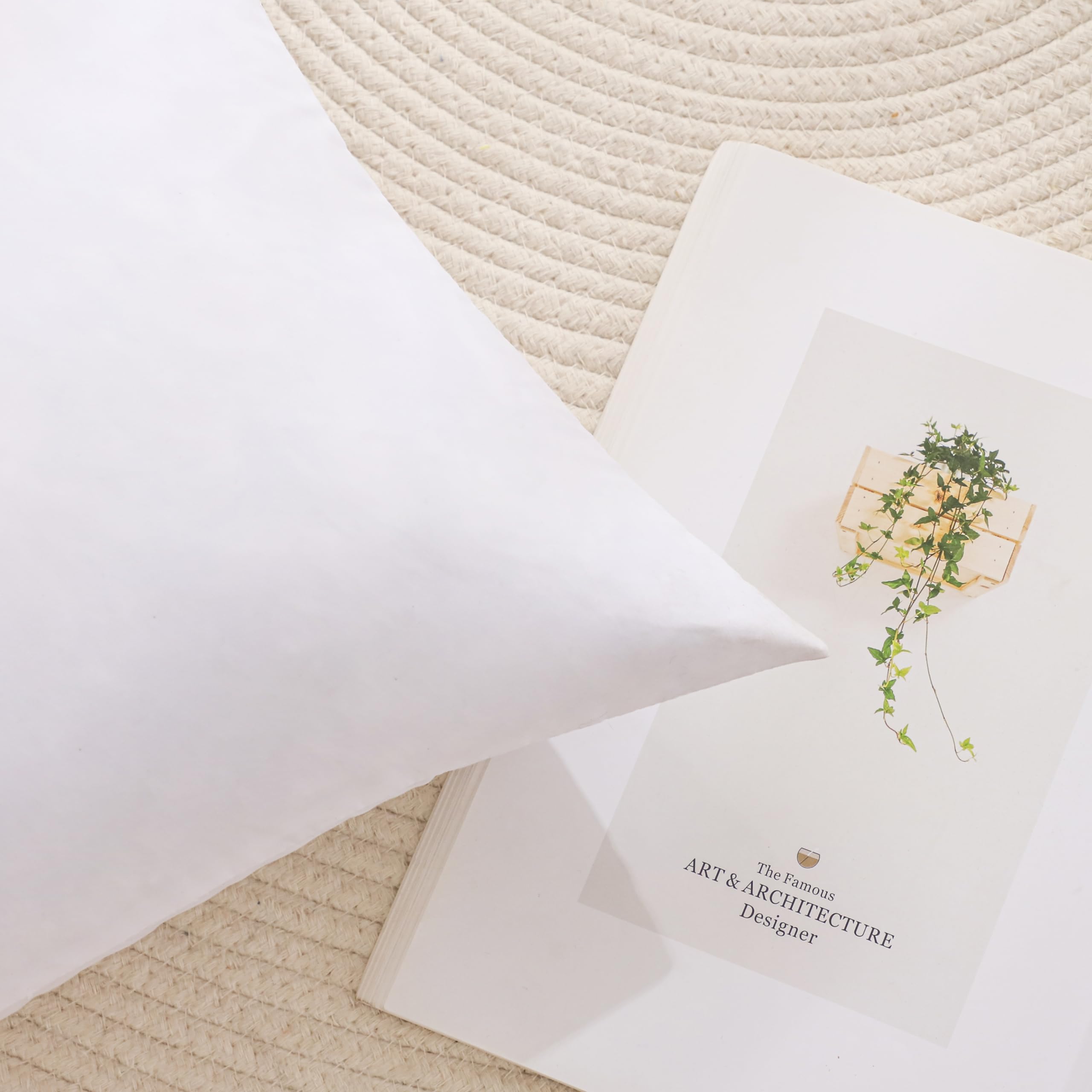 LBOEVDE Gold Feather Pillow Inserts