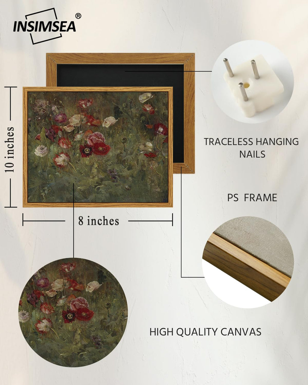 InSimSea Framed Canvas Wall Art