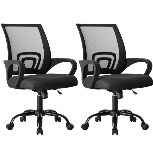 OLIXIS Office Desk Chair - Ergonomic Mid Back