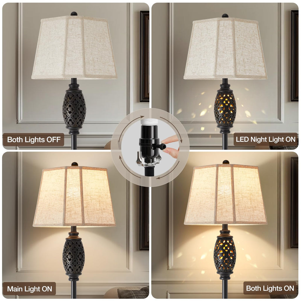 Luvkczc Rustic Floor Lamp