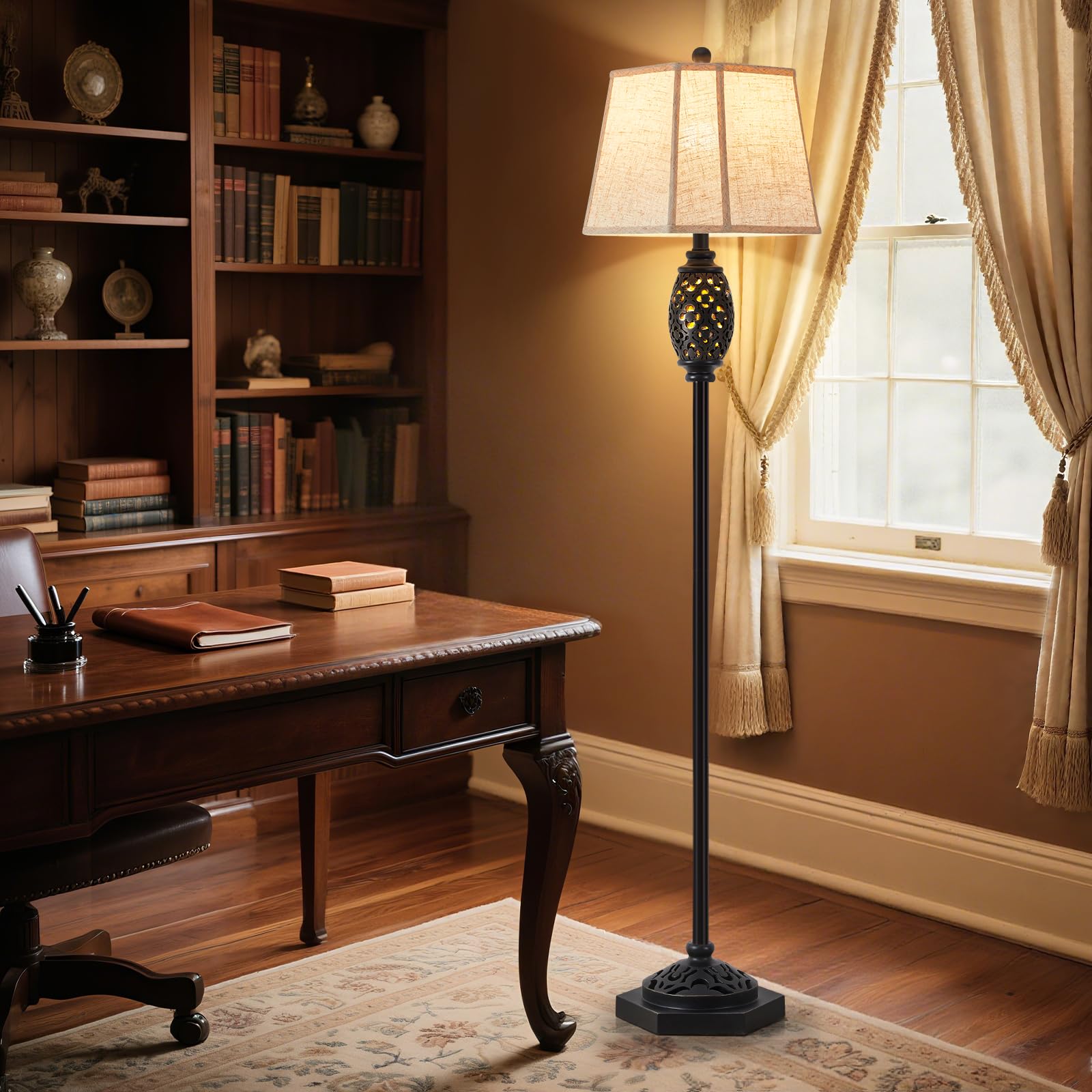 Luvkczc Rustic Floor Lamp