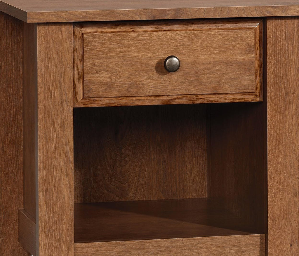 Sauder Shoal Creek Night Stand, Jamocha Wood Finish