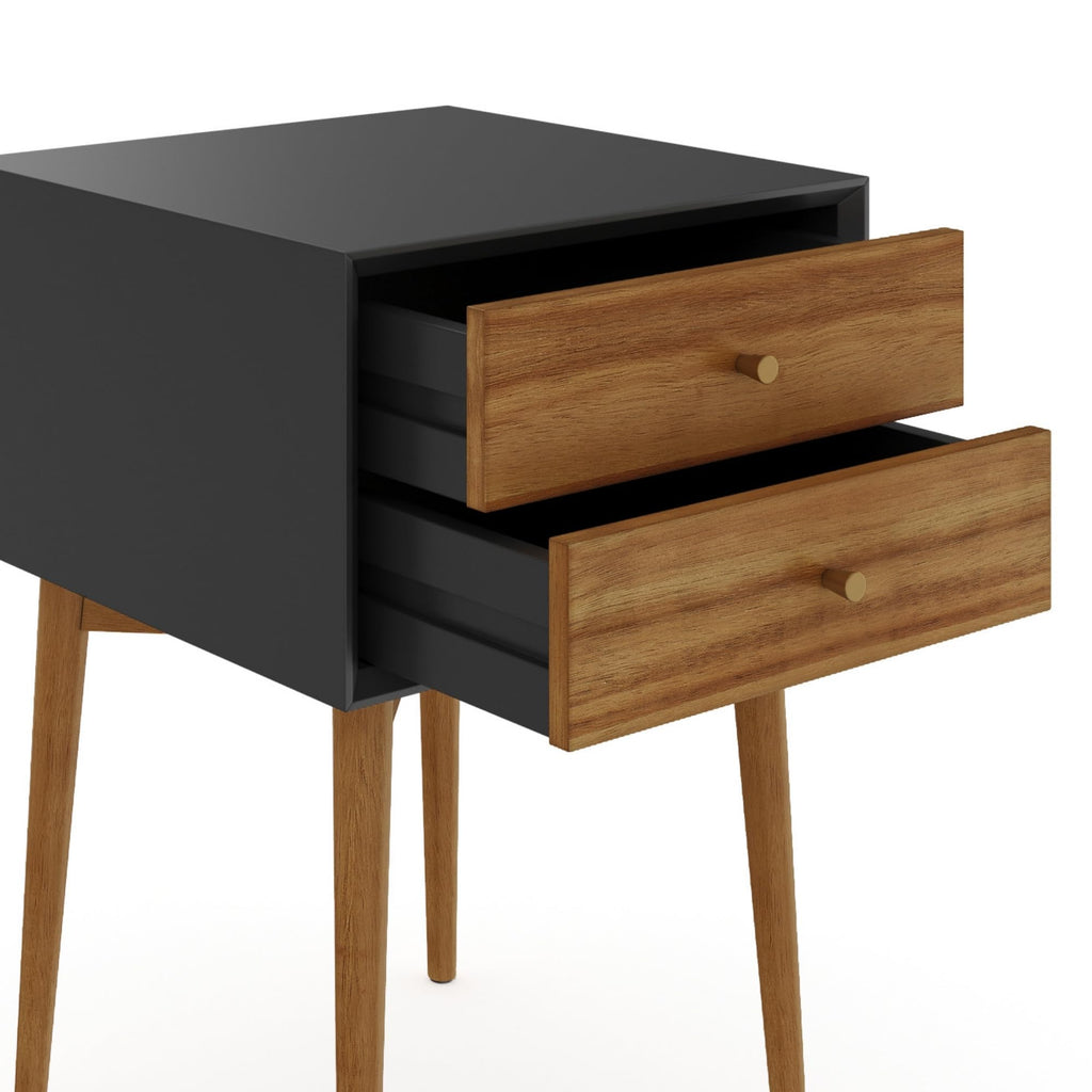 Modern Nightstand Side Accent or End Table with Storage Drawer