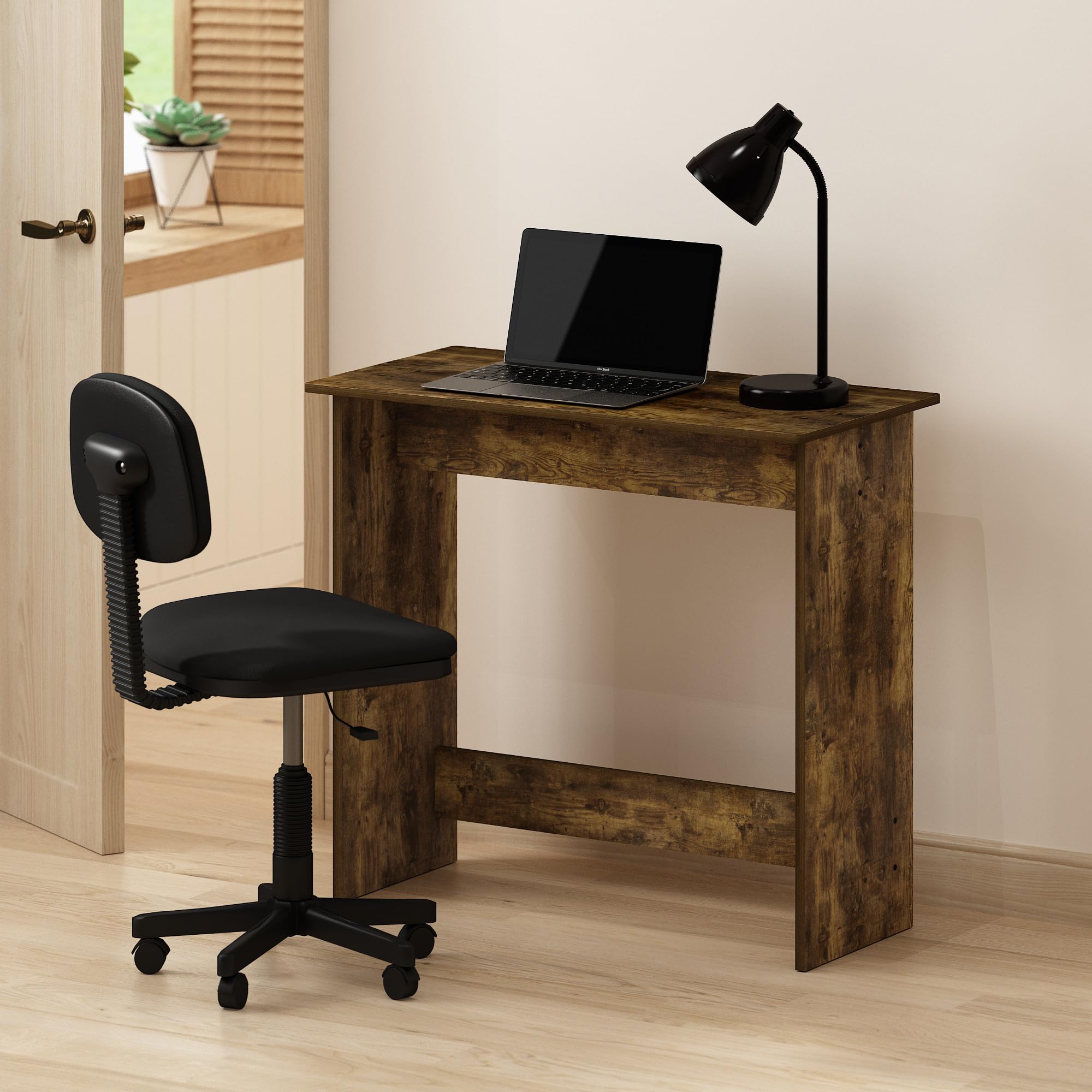 Furinno Simplistic Study Table, White