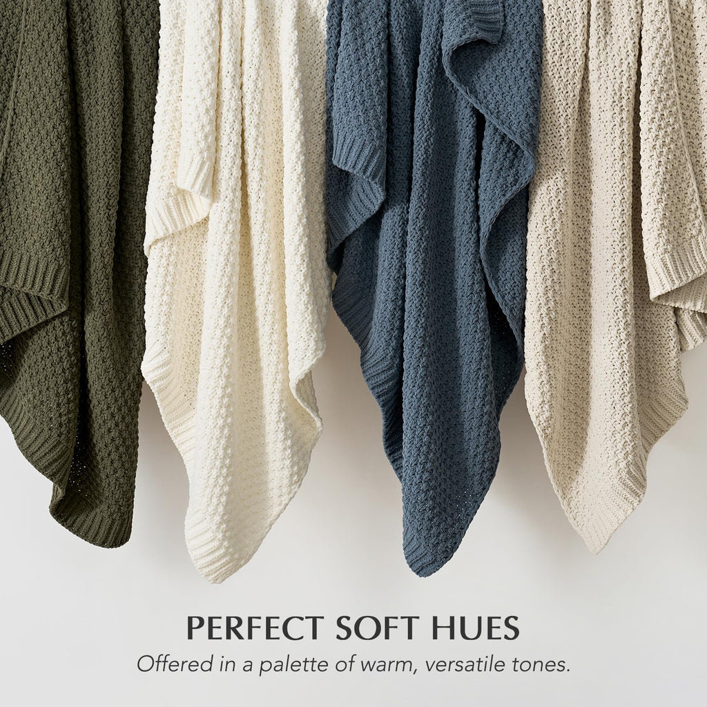 EVERGRACEHOME Chunky Chenille Throw Blankets
