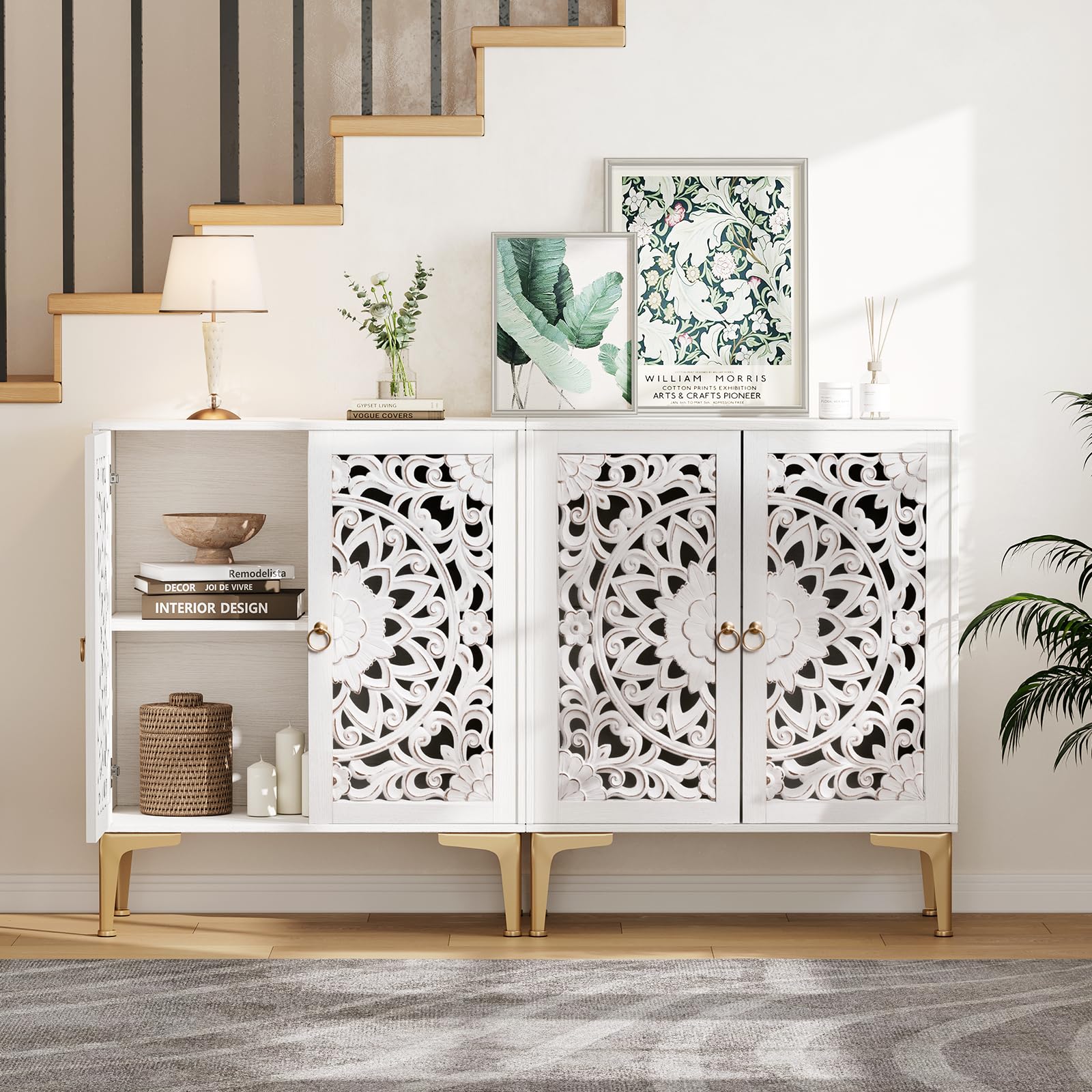 JOINICE Accent Storage Cabinet with Doors