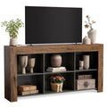 Modern TV Stand with Storage Shelves for TVs Up to 65 Inches