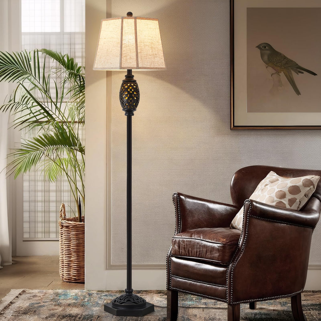 Luvkczc Rustic Floor Lamp