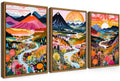 fancynew A Landscape Wood Wall Art