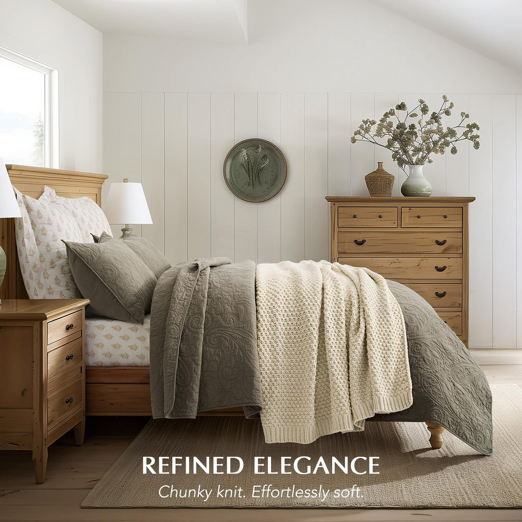 EVERGRACEHOME Chunky Chenille Throw Blankets