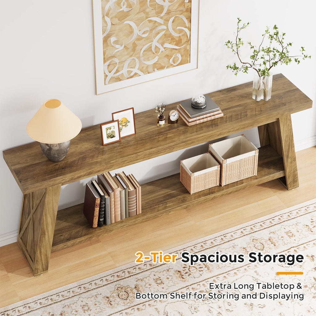 Condemo 70.9" Extra Long Entryway Table