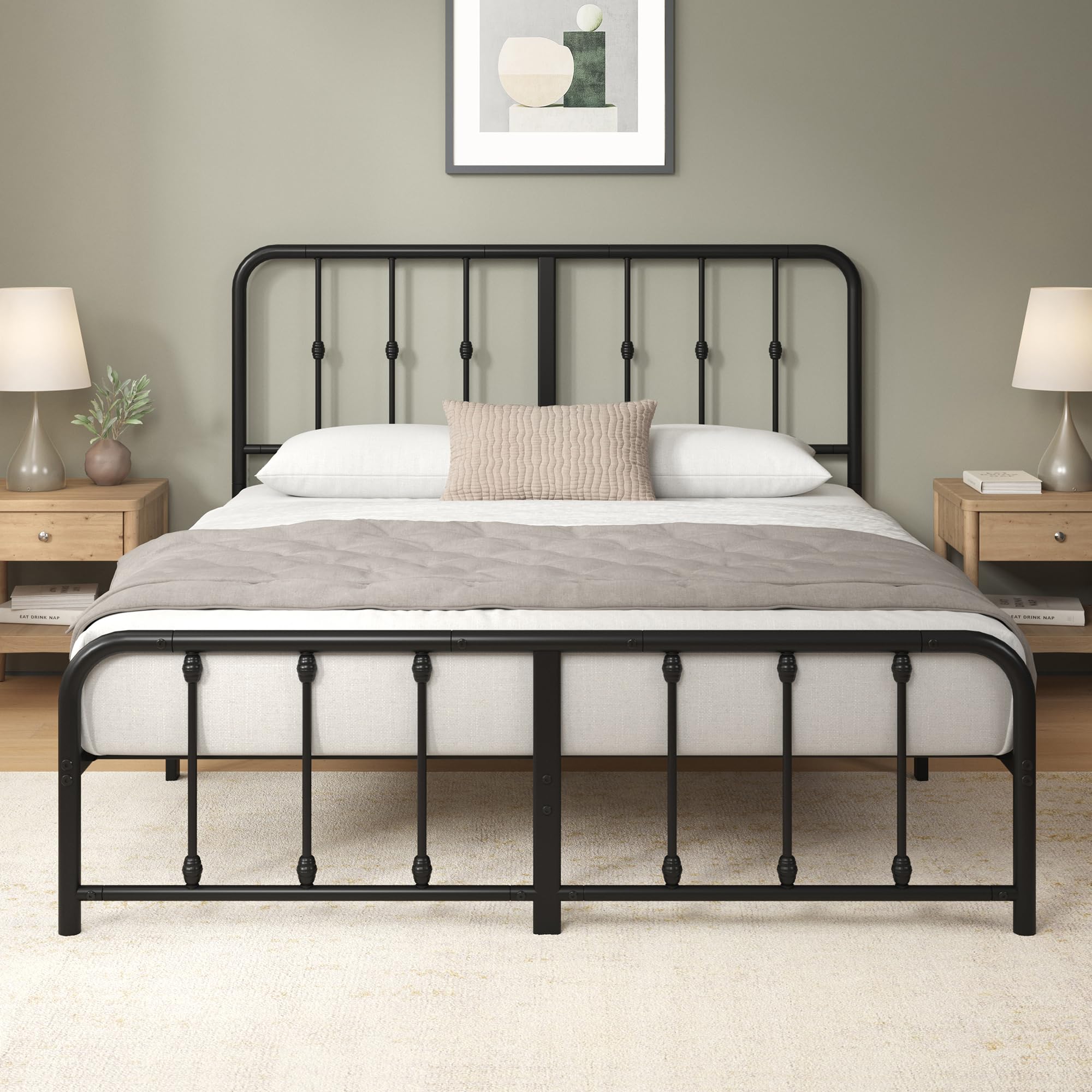 Zinus Metal Platform Bed Frame