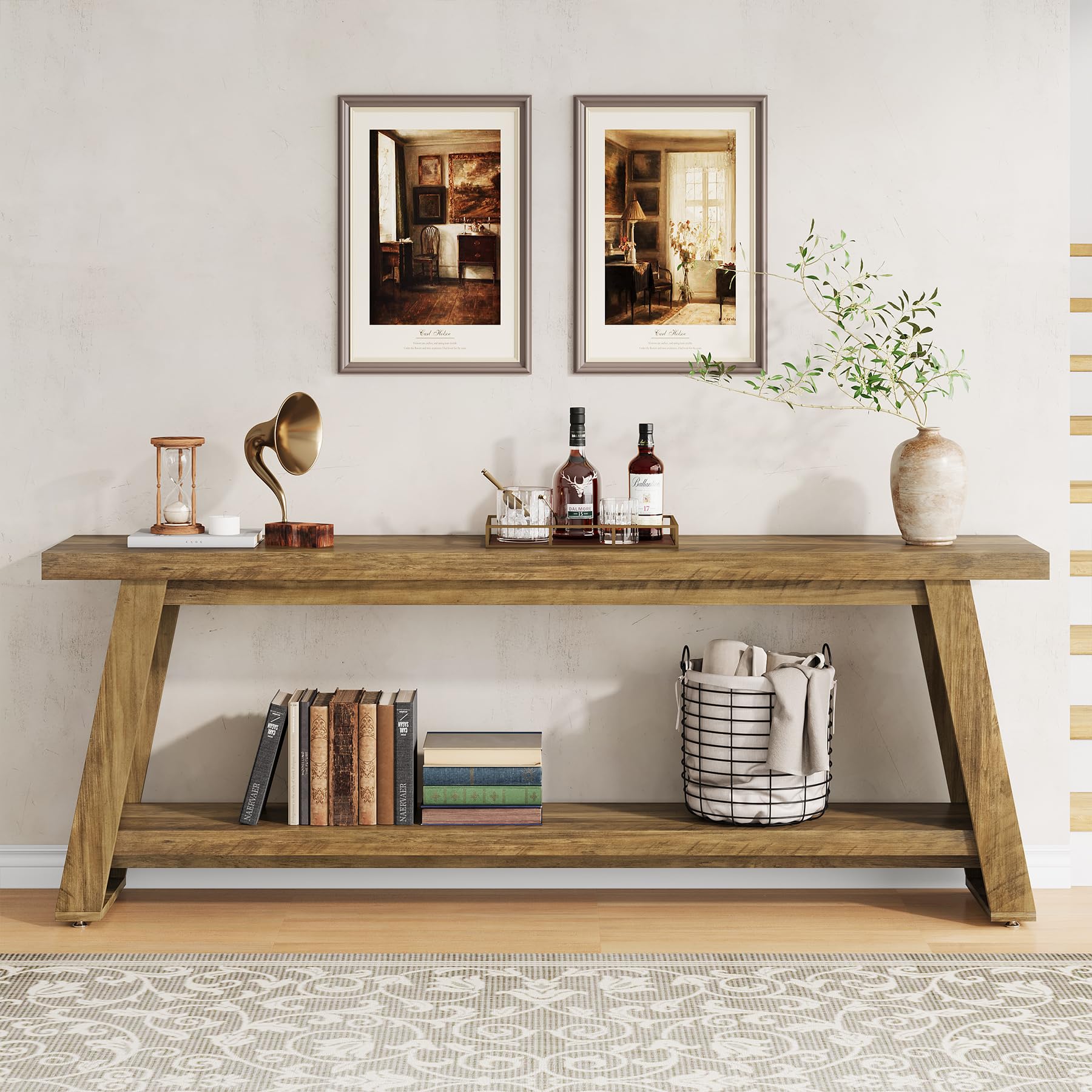 Condemo 70.9" Extra Long Entryway Table