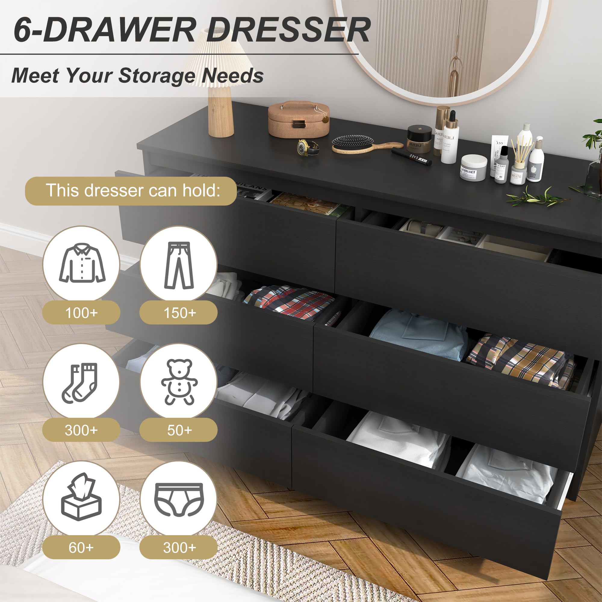 CIPACHO Dresser for Bedroom