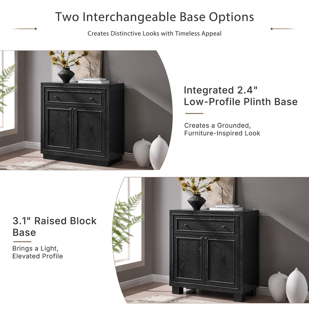Modern Farmhouse Buffet Cabinet with Storage Doors and Drawers