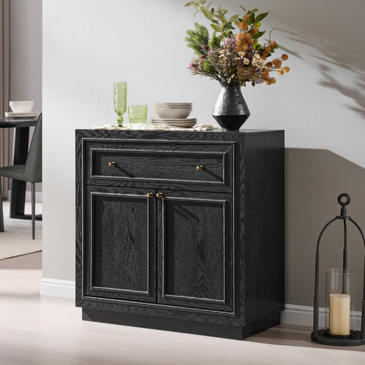 Modern Farmhouse Buffet Cabinet with Storage Doors and Drawers