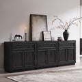Modern Farmhouse Buffet Cabinet with Storage Doors and Drawers