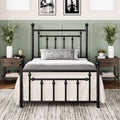 Allewie 14'' Metal Platform Bed Frame, Vintage Headboard
