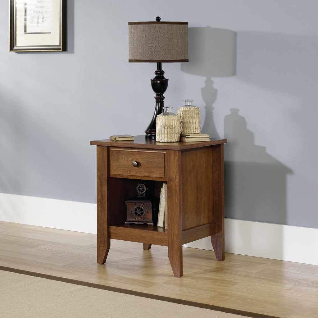 Sauder Shoal Creek Night Stand, Jamocha Wood Finish