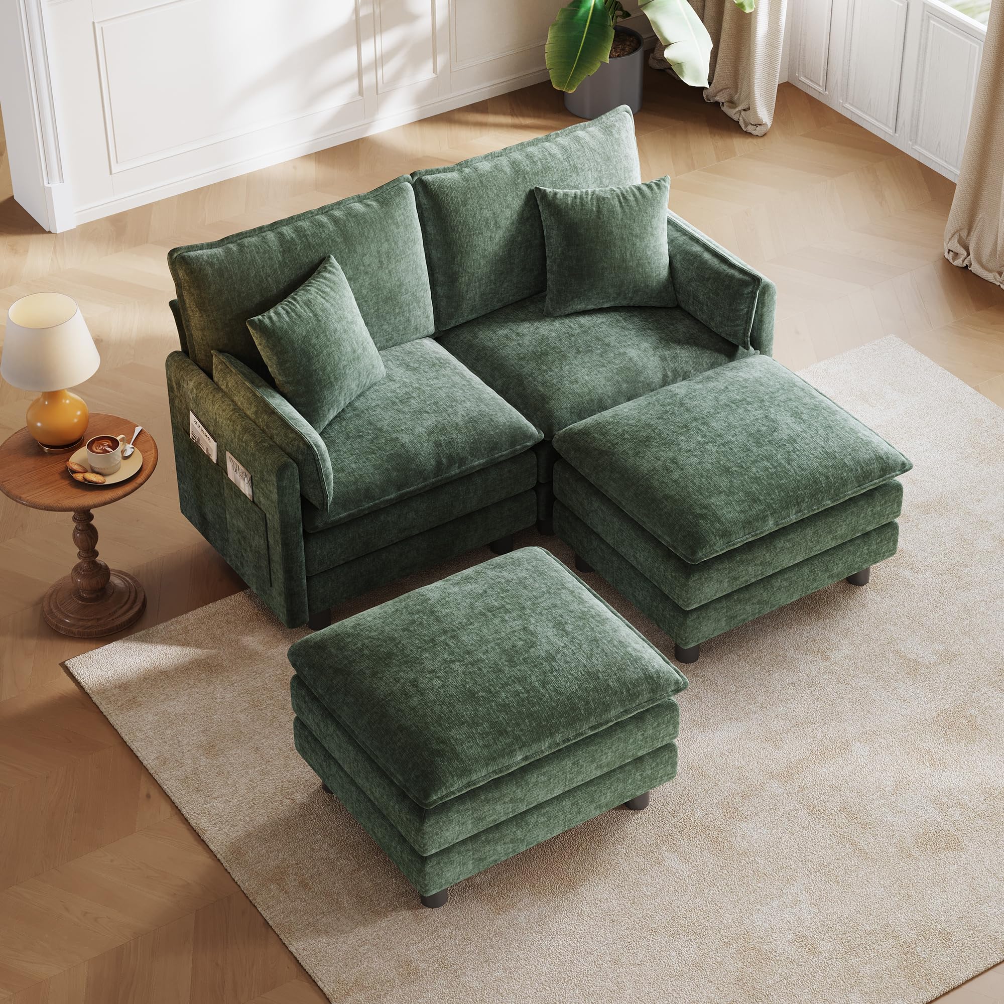 LINSY HOME Modular Sectional Sofa Cloud Couch